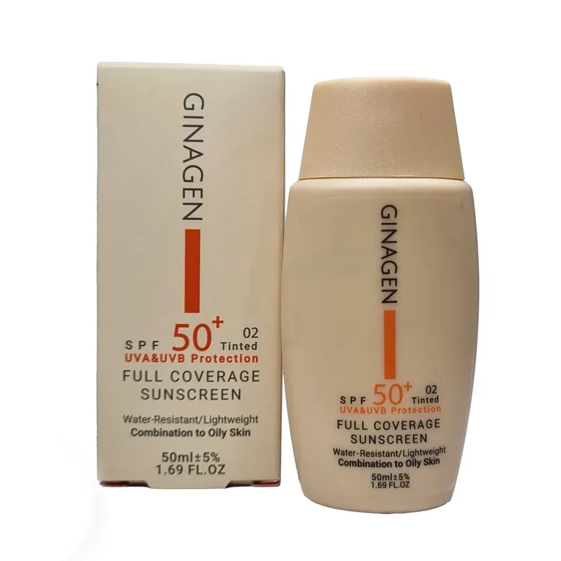 20250628_184444.jpg56 کرم ضد آفتاب رنگی شماره 2 مناسب پوستهای چرب و مختلط ژیناژن - تصویر 1