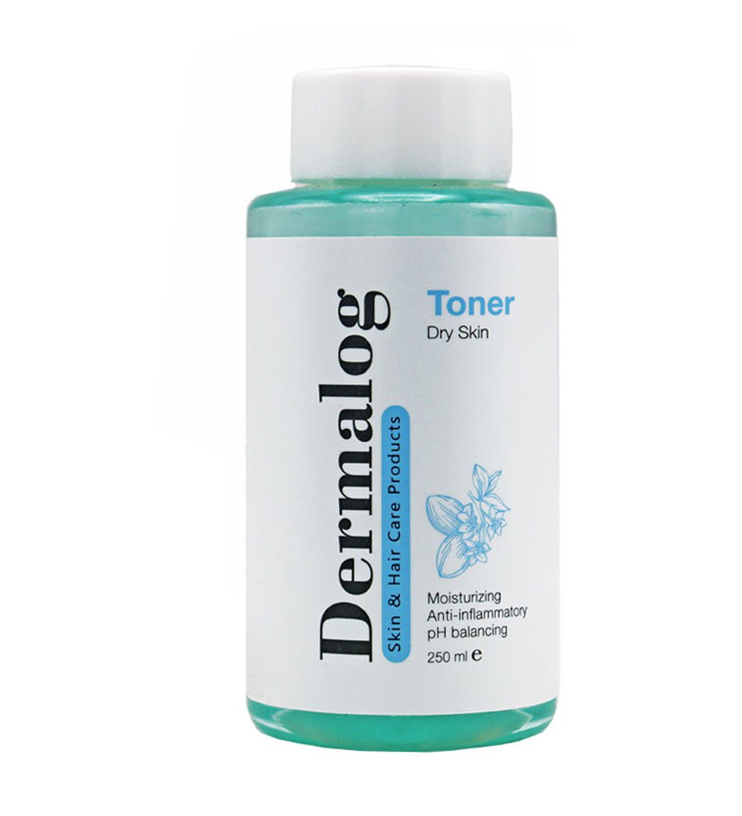 Dermalog-Facial-Toner-For-Dry-Skin-250ml.khanoumi-20239215522613 تونر صورت پوست خشک درمالوگ - تصویر 1