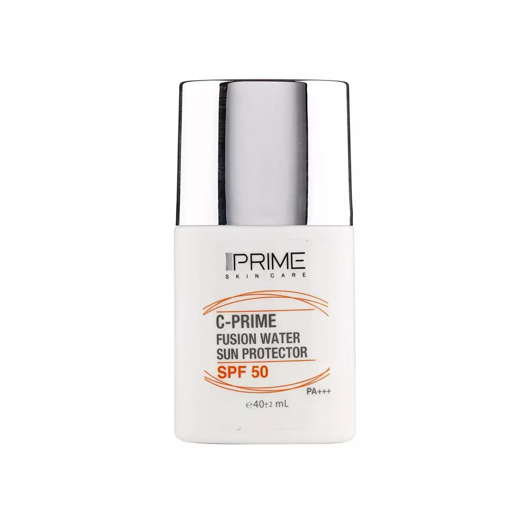 Prime-Lotion-Fusion-Water-Sun-Protector-SPF50-C-Prime-40ml-3604 فلوئید ضد آفتاب مدل فیوژن واتر حاوی ویتامین سی با SPF50 پرایم - تصویر 1