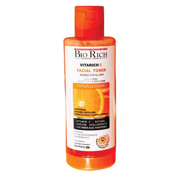 تونر-بایوریچ-مدل-ویتامین-سی-ریچ-حجم-200-میلی-لیتر تونر ویتامین سی مناسب انواع پوست بایو ریچ - تصویر 1