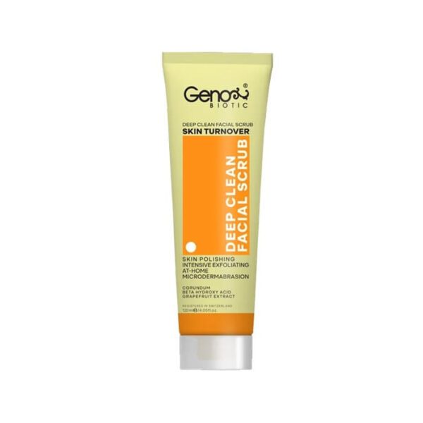 اسکراب قوی صورت مناسب پوست چرب ژنوبایوتیک حجم 120ml - تصویر 1