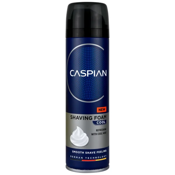 فوم اصلاح پوست معمولی خنک کاسپین 200ml - تصویر 1