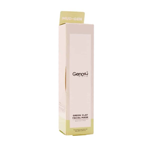 ماسک خاک رس سبز ژنوبایوتیک Geno Biotic حجم 100میلی لیتر - تصویر 1