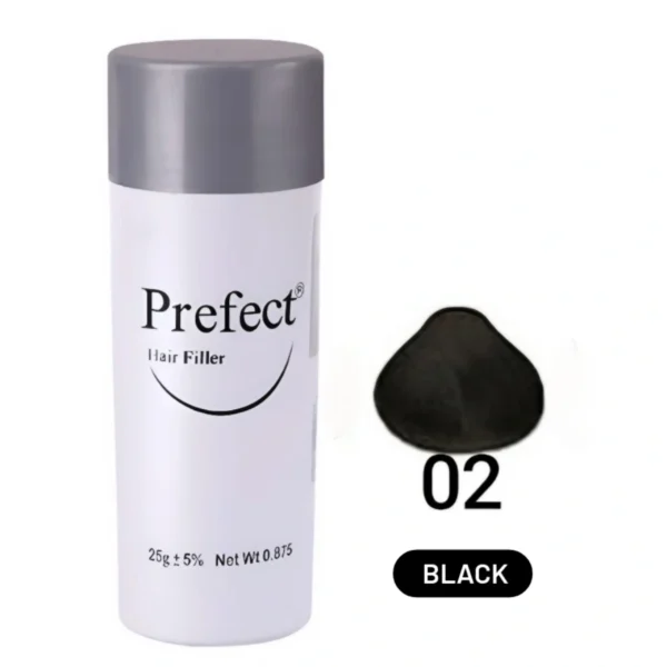 پودر پر پشت کننده مو پرفکت شماره PREFECT BLACK 02 - تصویر 1