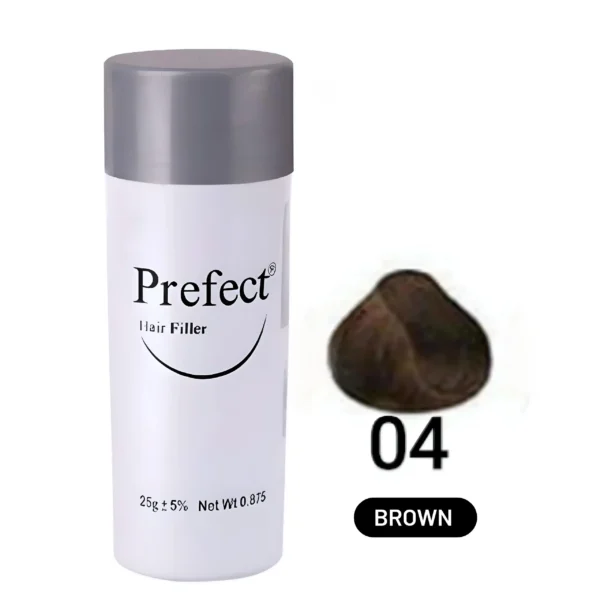 پودر پر پشت کننده مو پرفکت شماره PREFECT BROWN 04 - تصویر 1