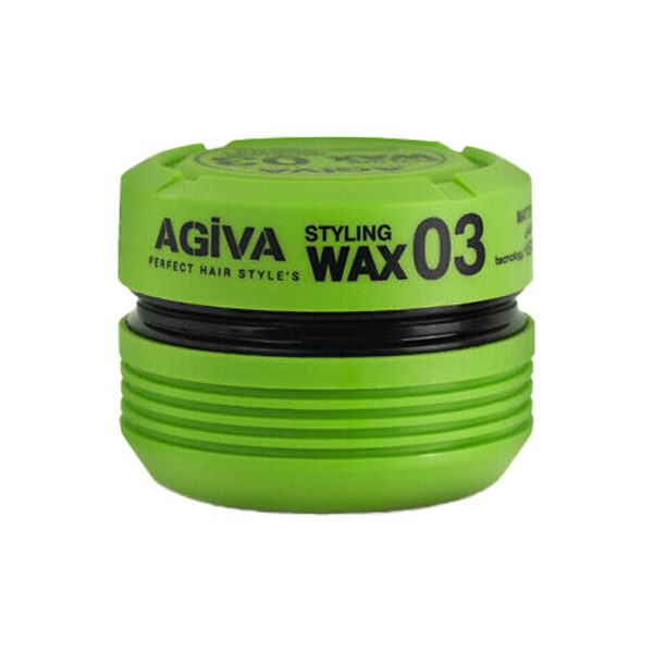 واکس مو agiva 03 سبز مدل Matte Look حجم 175 میلی - تصویر 1