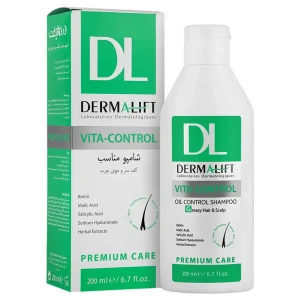 300_1739967939dermalift-vita-control شامپو کف سر و موی چرب ویتا کنترل درمالیفت 200 میلی لیتر - تصویر 1