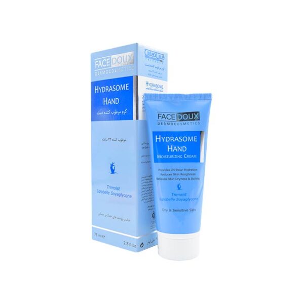 کرم مرطوب کننده دست هیدرازوم مناسب پوست خشک وحساس فیس دوکس - تصویر 1