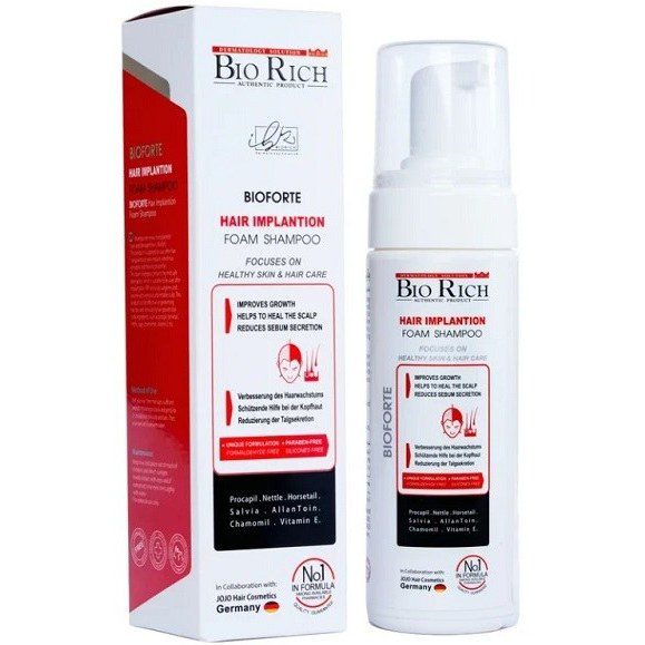 Fz5Y8nFb09Lxmq6M شامپو فوم بایوریچ مدل Bioforte مناسب موی تازه کاشت شده - تصویر 1