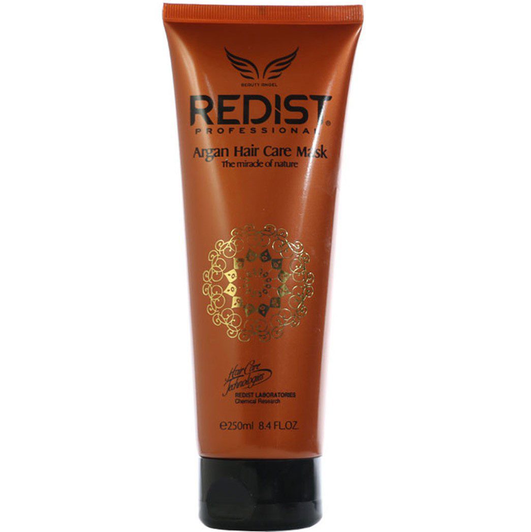 Redist-Hair-Mask-Argan-Oil-250ml-Khanoumi-20238114394378ll ماسک مو داخل حمام آرگان مناسب موهای رنگ شده ردیست 250میل - تصویر 1