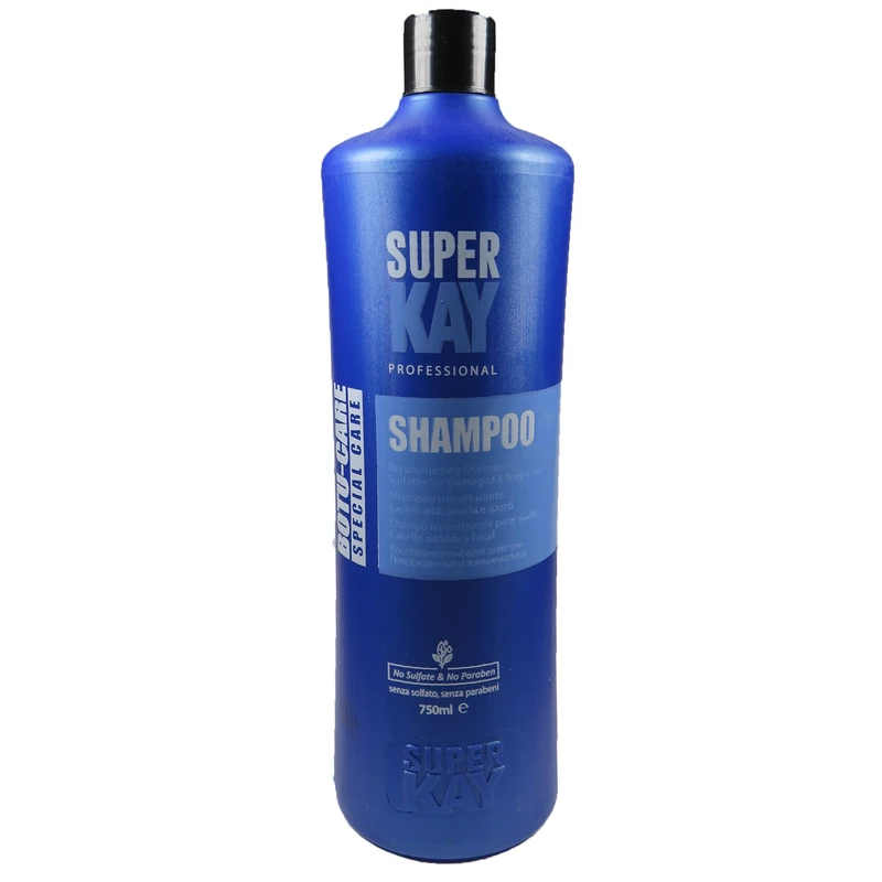 superkay-colagen-shampoo شامپو بدون سولفات بوتاکس سوپرکی مناسب موی آسیب دیده حجم 750 میل - تصویر 1