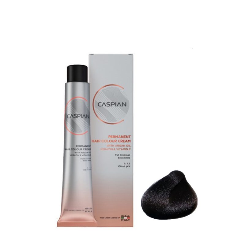 کاسپین-4.3 رنگ مو کاسپین سری طلایی شماره 4/3 طلایی خیلی تیره 100 میل - تصویر 1
