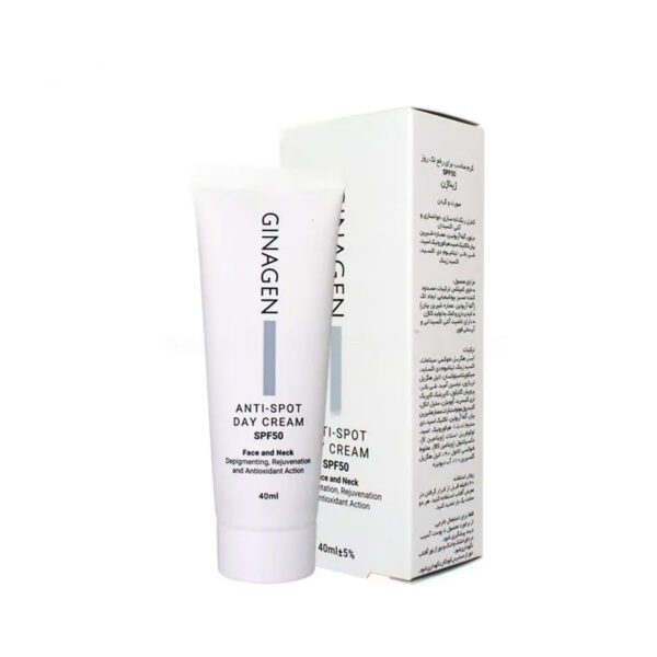 کرم ضدلک و روشن کننده روز ژیناژن SPF 50 حجم 40ml - تصویر 1